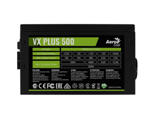 Блок питания Aerocool VX PLUS 500