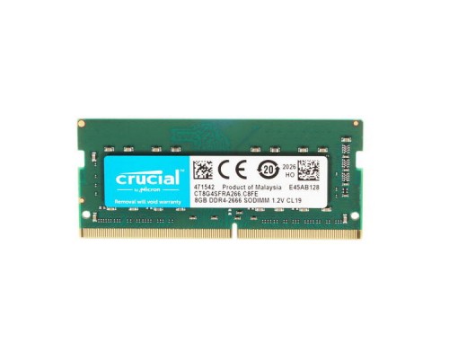 8GB Crucial 2666MHz DDR4  (CT8G4SFRA266)