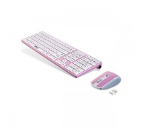 Комплект беспроводной клавиатура+мышь Delux DLD-1088OGP