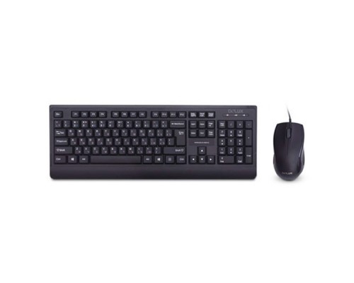 Комплект Клавиатура + Мышь Delux DLD-6075OUB черный