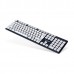 Клавиатура беспроводная Delux DLK-150GW черный