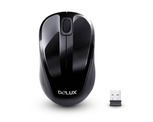 Мышь беспроводная Delux DLM-135OGB