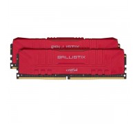 Оперативная память 16GB KIT (2x8Gb) Crucial Ballistix Desktop Gaming Red BL2K8G30C15U4R