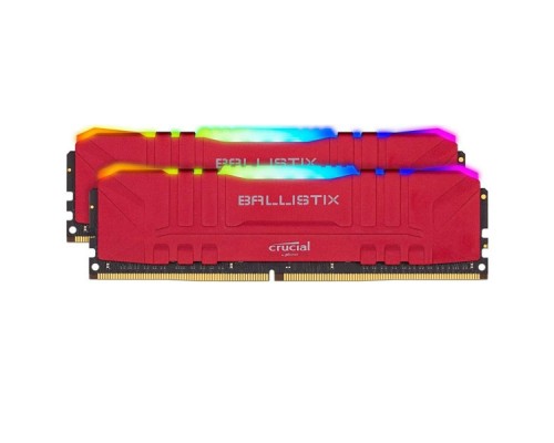 Оперативная память 16GB KIT (2x8Gb) Crucial Ballistix RGB Gaming Red BL2K8G30C15U4RL