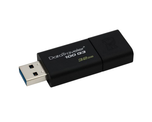 USB Флеш 32GB 3.0 Kingston DT100G3/32GB черный