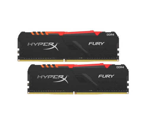 Комплект модулей памяти, Kingston, HyperX Fury RGB HX426C16FB3AK2/16