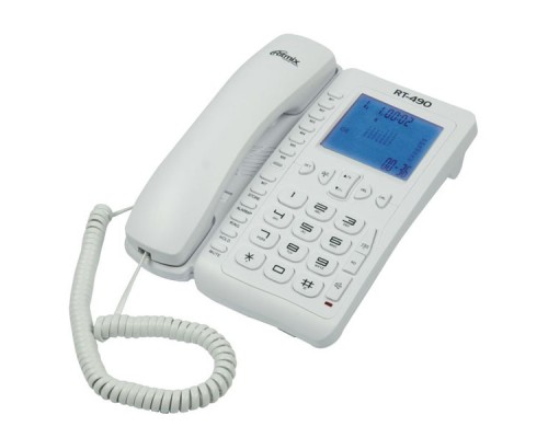 Телефон проводной Ritmix RT-490 белый