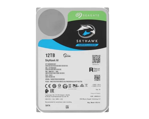 HDD 8Tb Seagate SkyHawk AI Survelilance ST12000VE001