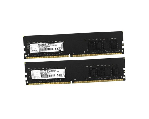 Комплект модулей памяти, G.SKILL, F4-2400C17D-16GNT (Kit 2x8GB), DDR4, 16GB