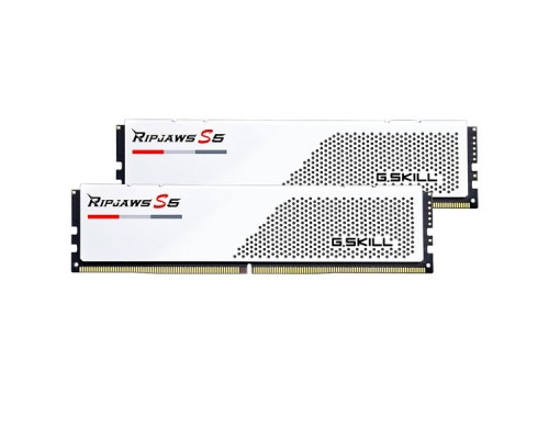 Комплект модулей памяти, G.SKILL, Ripjaws S5 F5-5200J4040A16GX2-RS5W (Kit 2x16GB), DDR5, 32GB