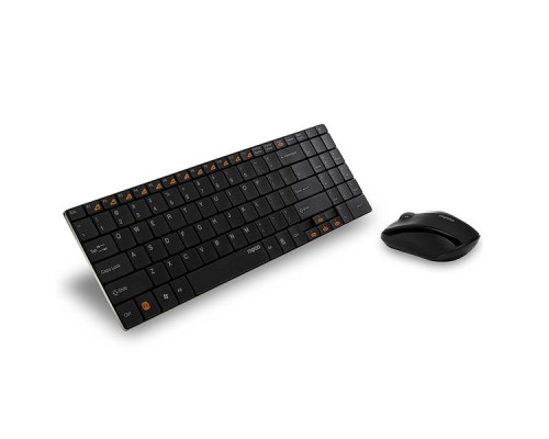 Комплект беспроводной клавиатура+мышь Rapoo 9060 черный