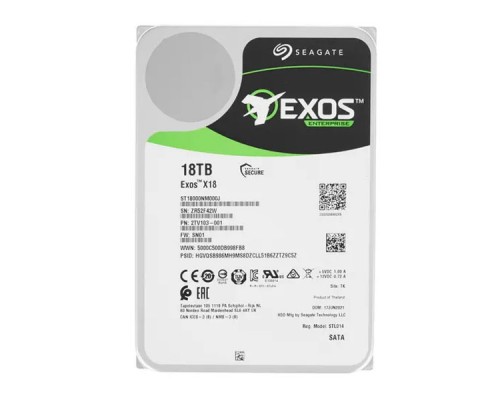 Жесткий диск 18Tb Seagate EXOS X18 ST18000NM000J