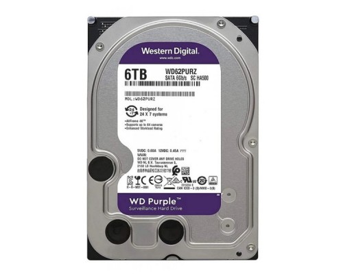 HDD 6Tb Western Digital Purple (WD62PURZ)
