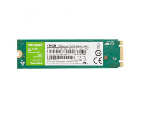 SSD 480GB WD Серия GREEN WDS480G3G0B