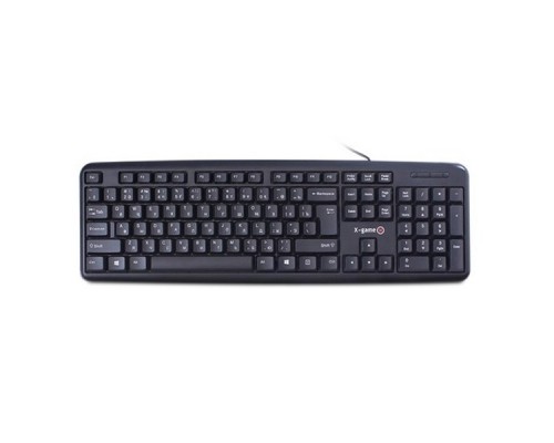 Клавиатура ультратонкая X-Game XK-100UB черная